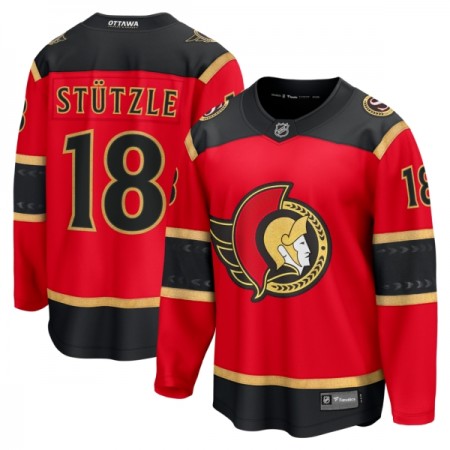 Miesten NHL Ottawa Senators Pelipaita 2025-26 Fanatics Premium Tim Stutzle Alternate Punainen
